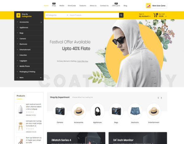 eDeals Ecommerce Website Design -  112557