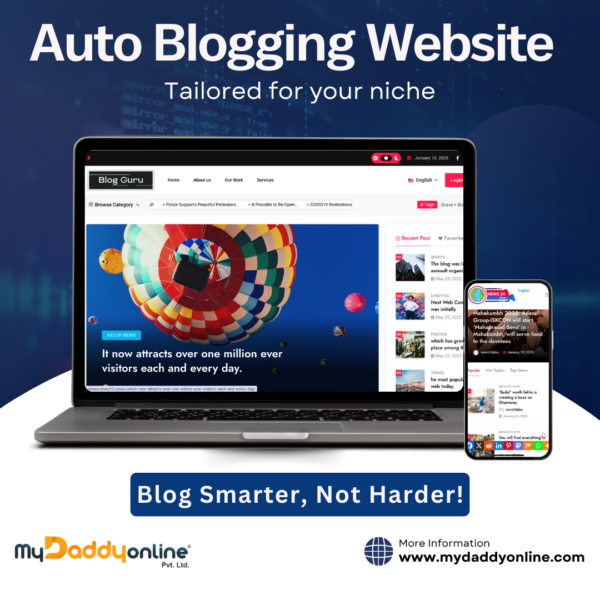 Auto Blogging Website